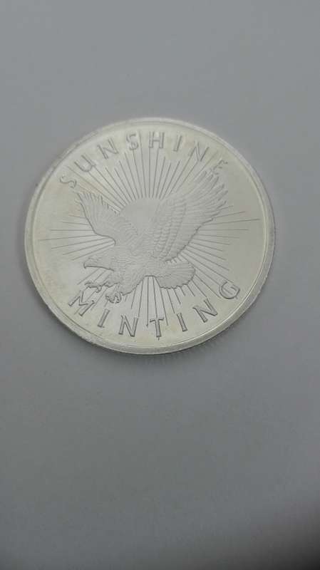 half ounce .999 silver round