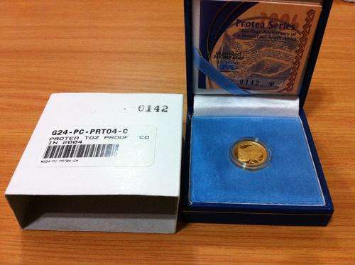 2004 ONE TENTH GOLD DEMOCRACY COIN