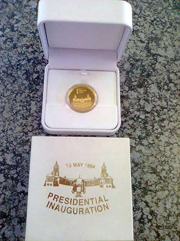 1994 1 OUNCE GOLD WHITE BOX PRESIDENTIAL INAUGURATION