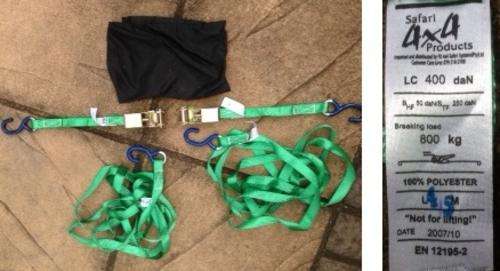 Safari 4x4 Tie Downs x2
