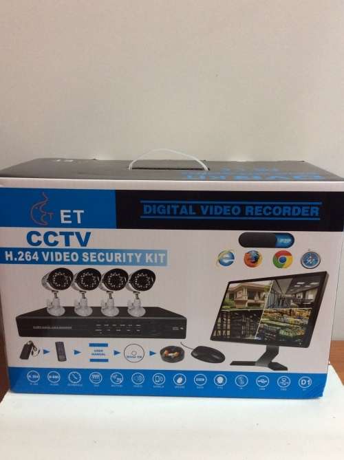 4 Channel CCTV Camera Kit