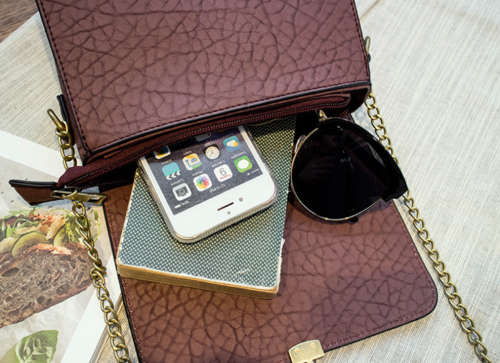 Retro handbag - grey 8