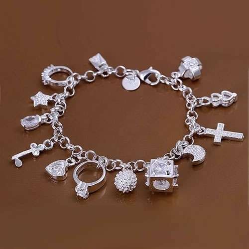 Silver Charm Bracelet