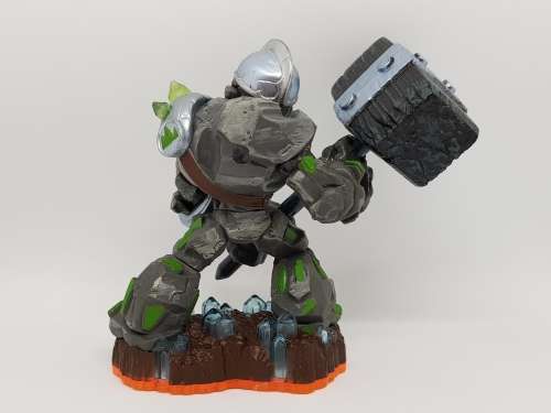 Skylanders Giants: Crusher Giant Character + Trading Card + Sticker Set - New