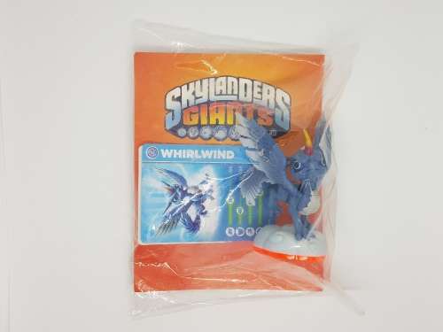 Skylanders Giants  Whirlwind Character + Trading Card + Sticker Set  Brand New
