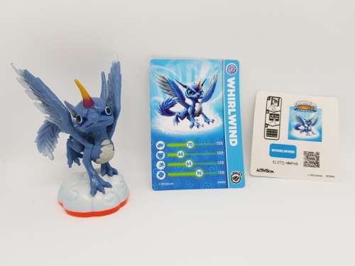 Skylanders Giants  Whirlwind Character + Trading Card + Sticker Set  Brand New