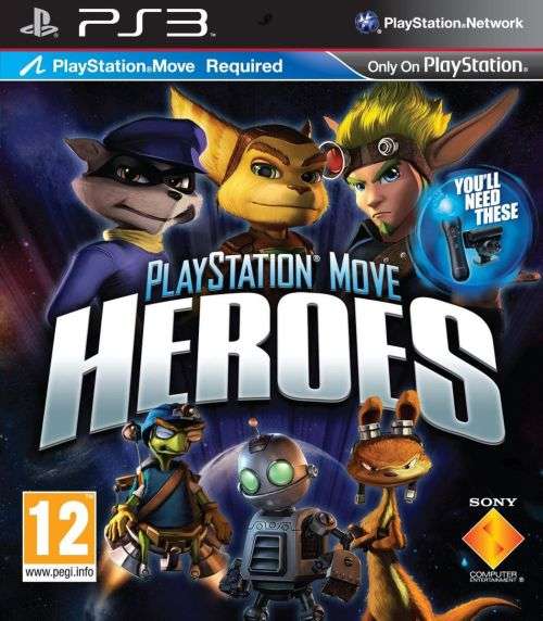 PlayStation 3 Game Move Heroes Good Condition
