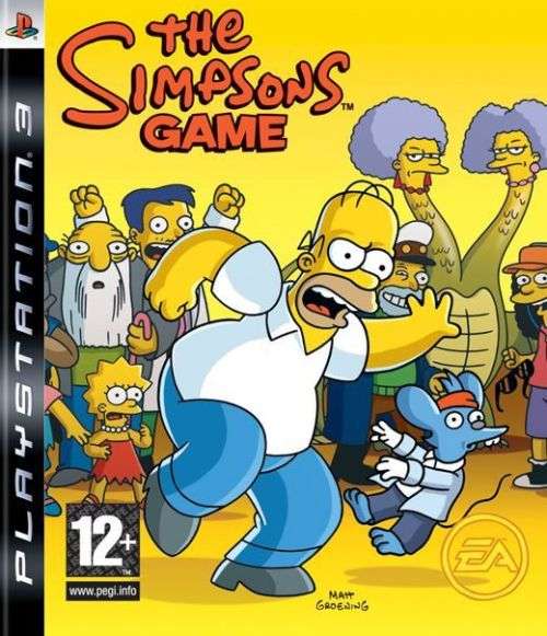 PlayStation 3 - The Simpsons Game - Complete in Box - Very Good Condition!