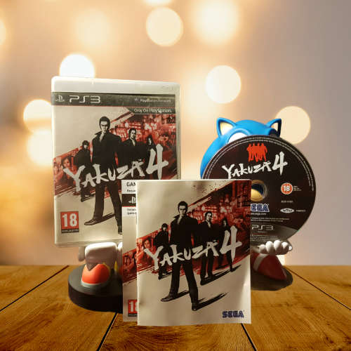 PS3 Game Yakuza 4 Complete in Box Very Good Condition