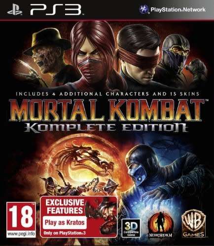 PlayStation 3 - Mortal Kombat: Komplete Edition - Complete in Box- Very Good Condition!