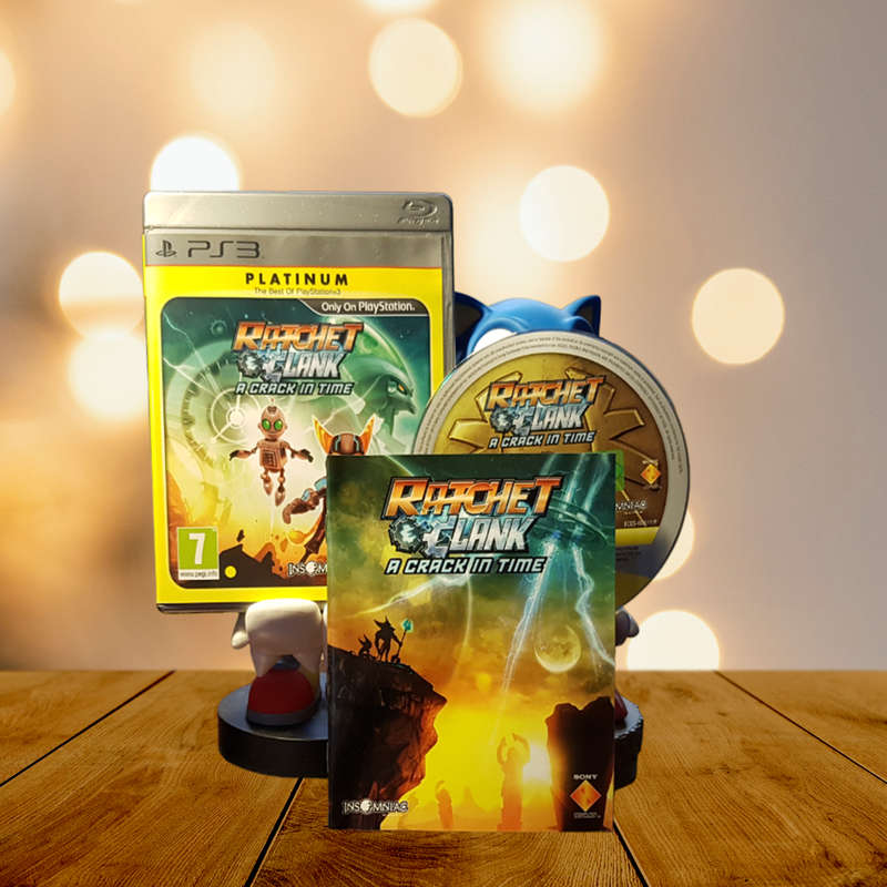 PlayStation 3 Game Ratchet & Clank A Crack in Time Platinum Complete in Box Mint Condition
