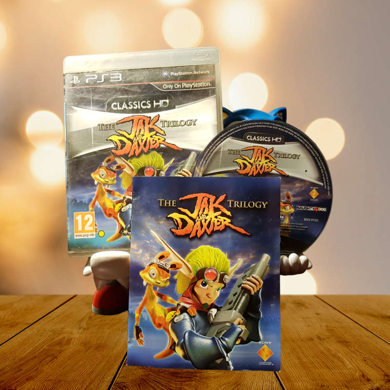 The Jak and Daxter Trilogy  PS3 Classic HD Collection  Complete in Box  Very Good Condition