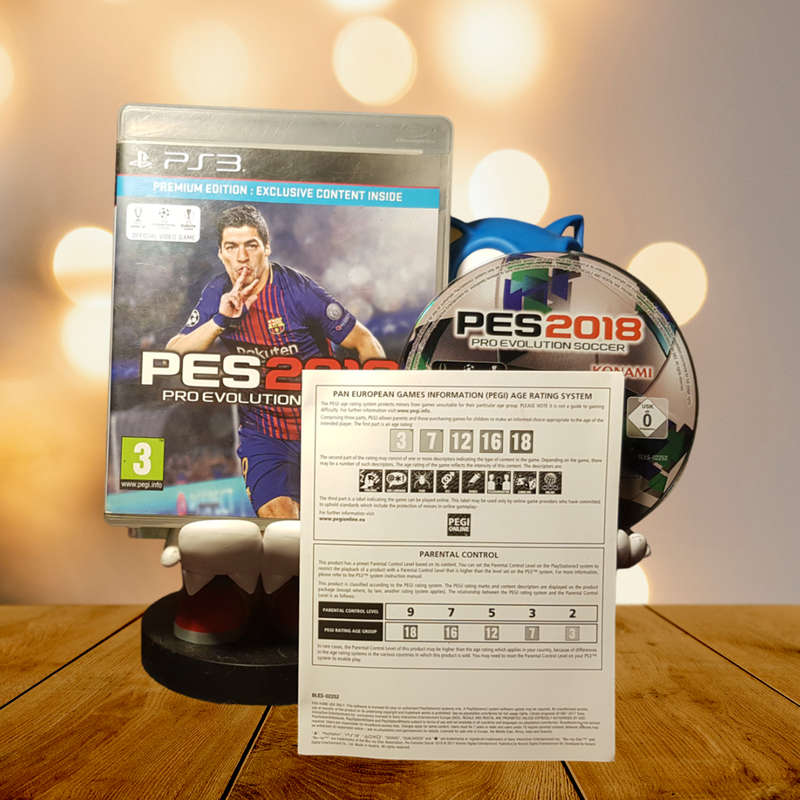 PlayStation 3 - Pro Evolution Soccer 2018 - Premium Edition - CIB - Good Condition! - Rare Game!