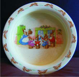 Royal Doulton Bunnykins Rimmed Cereal Bowl - Large