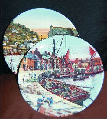 Poole Plates - Numbered Limited Edition From The Famous Fishing Harbours Series