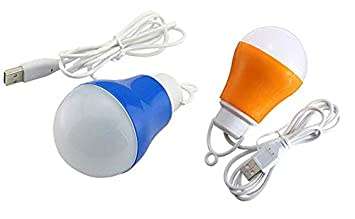 USB Powered LED Bulb 5W - 5V (emergency light backup power using power bank)