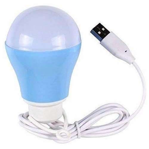 USB Powered LED Bulb 5W - 5V (emergency light backup power using power bank)