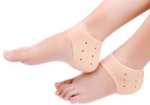 Heel Anti Crack Orthopedic Pain Reliever Silicone Protector/Socks
