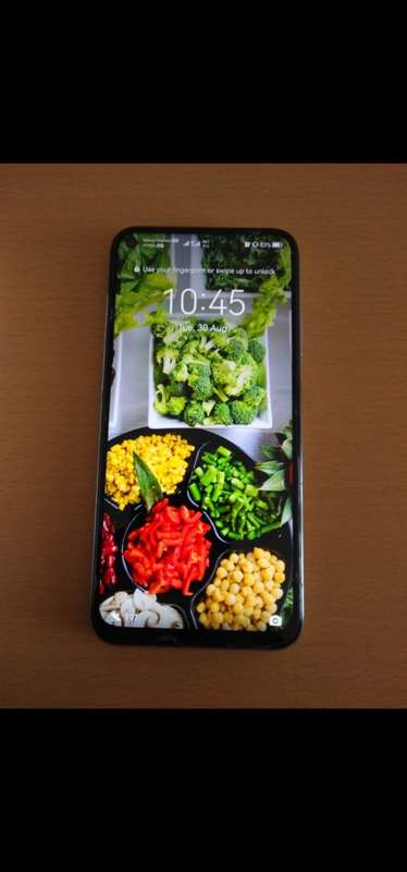 Huawei P40 Lite with 40w fast charger and box