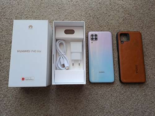 Huawei P40 lite 128gb dual sim, with 40w fast charging cable