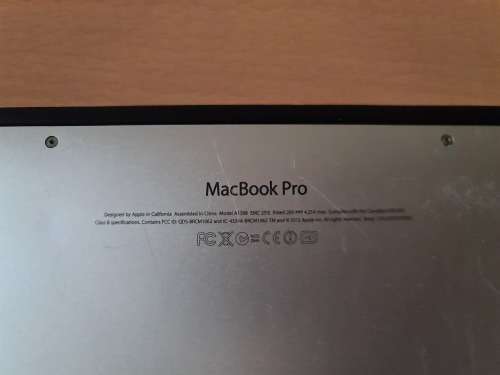Apple MacBook Pro 15.4inch, Intel core i7, 8gb ram, 251gb hdd