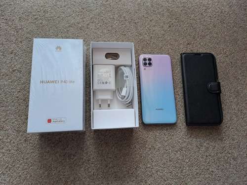 Huawei P40 Lite with 40w fast charger and box LIKE BRAND NEW