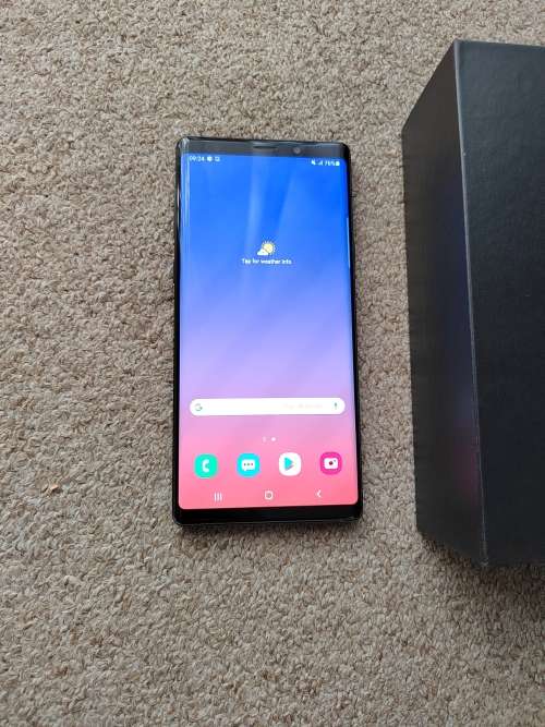 Samsung Note 9 128gb 6gb ram with box and cover