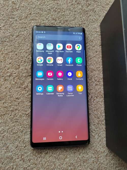 Samsung Note 9 128gb 6gb ram with box and cover