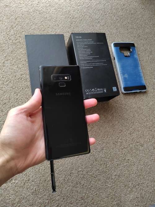 Samsung Note 9 128gb 6gb ram with box and cover