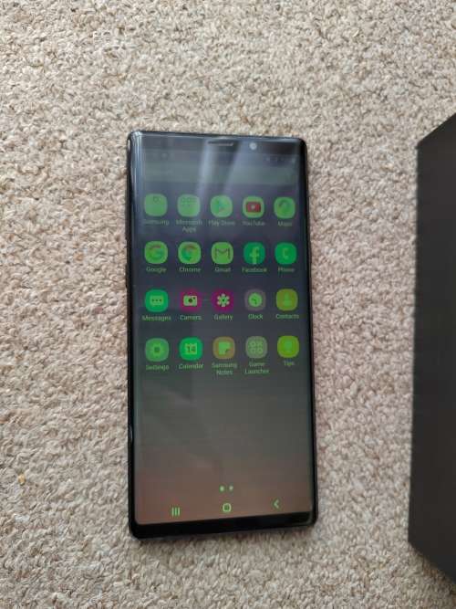 Samsung Note 9 128gb 6gb ram with box and cover