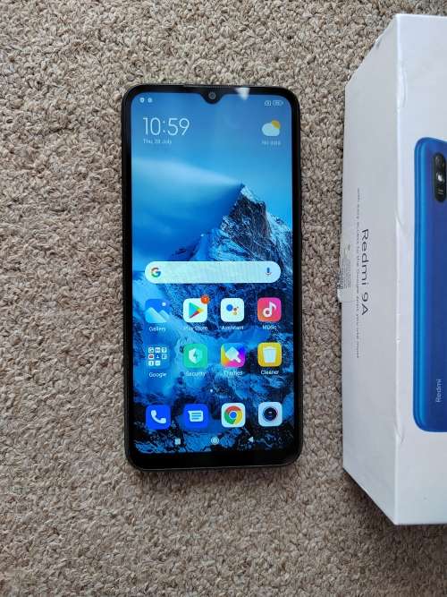 Xiaomi Redmi 9a 32gb 2gb Ram dual SIM with box and cover
