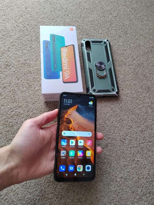 Xiaomi Redmi 9a 32gb 2gb Ram dual SIM with box and cover