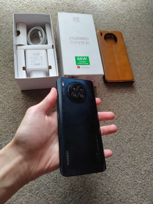 Huawei Nova 8i with 66w fast charger, 128gb 6gb ram excellent condition