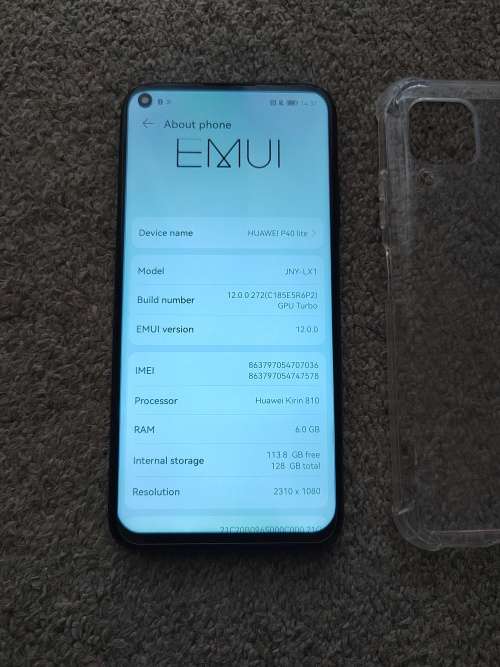 Huawei P40 lite 128gb 6gb ram Dual SIM