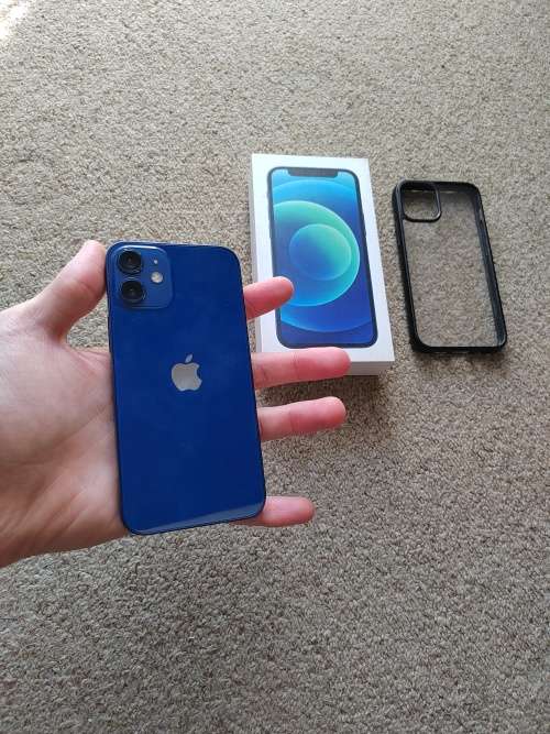 iPhone 12 mini 64gb with box and cover
