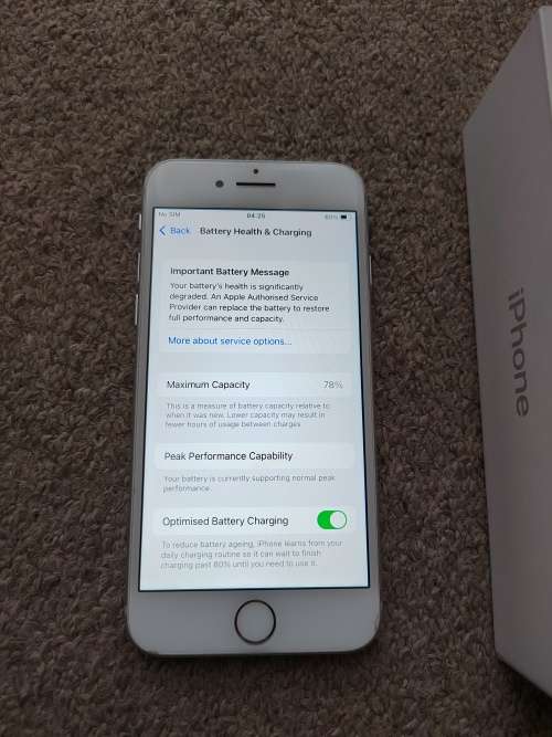 iPhone 8 256gb good condition with box