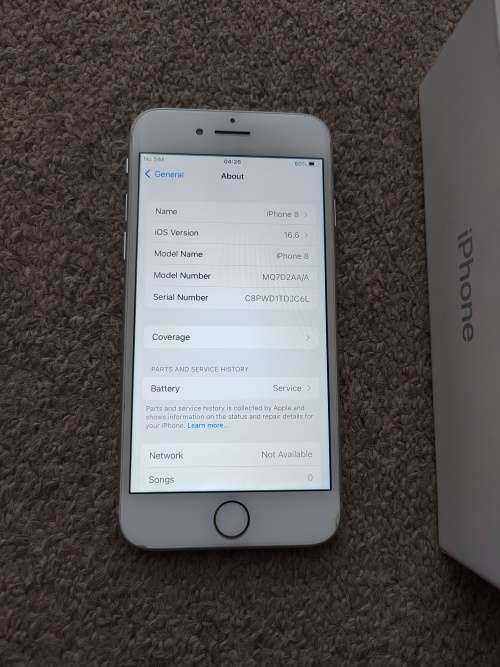 iPhone 8 256gb good condition with box