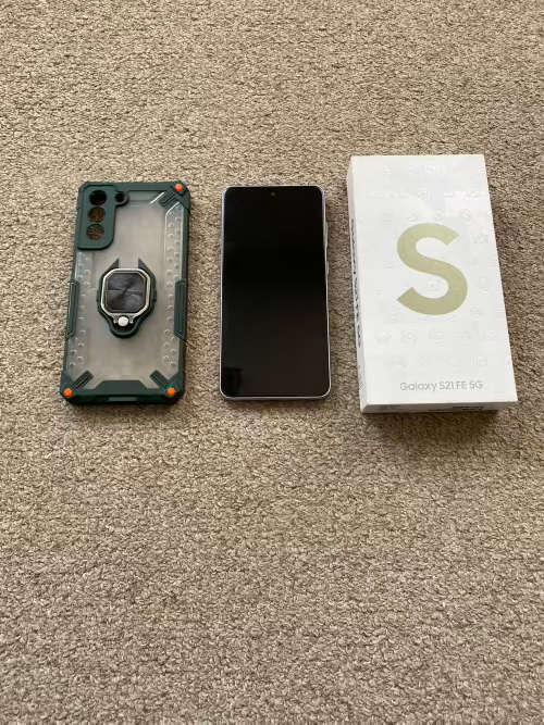 Samsung S21 Fe Dual SIM 128gb 6gb ram with box and cover