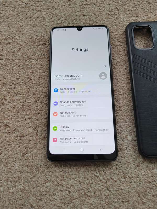 Samsung A31 Dual SIM 128gb 4gb ram with box and cover