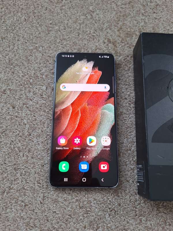 Samsung S21 5G 256gb Dual SIM with box and cover
