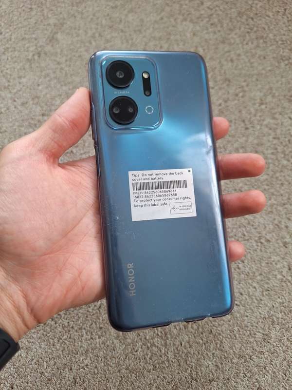 Honor X7a 128gb Dual Sim WITH GOOGLE.  Excellent condition