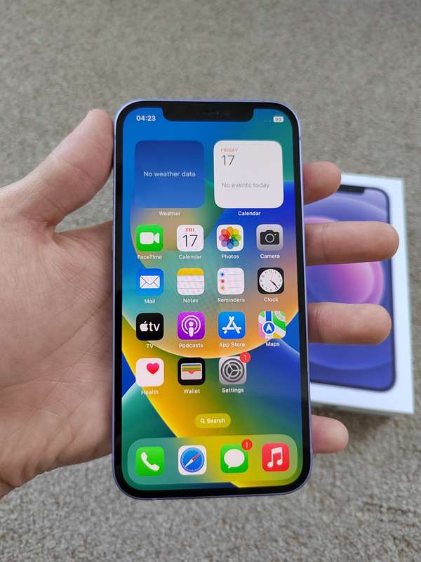 iPhone 12 64gb Dual SIM with box Immaculate condition