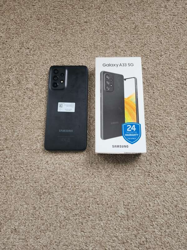 Samsung A33 5G 128gb Dual sim 6gb ram with box
