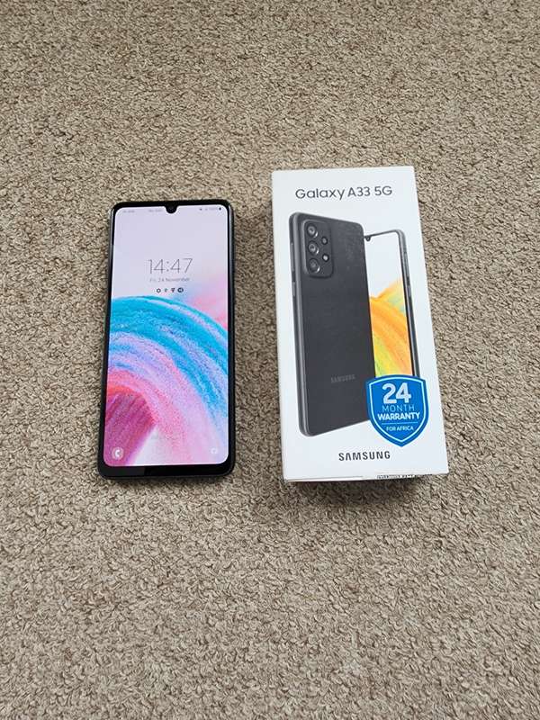 Samsung A33 5G 128gb Dual sim 6gb ram with box
