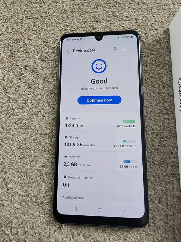 Samsung A33 5G 128gb Dual sim 6gb ram with box