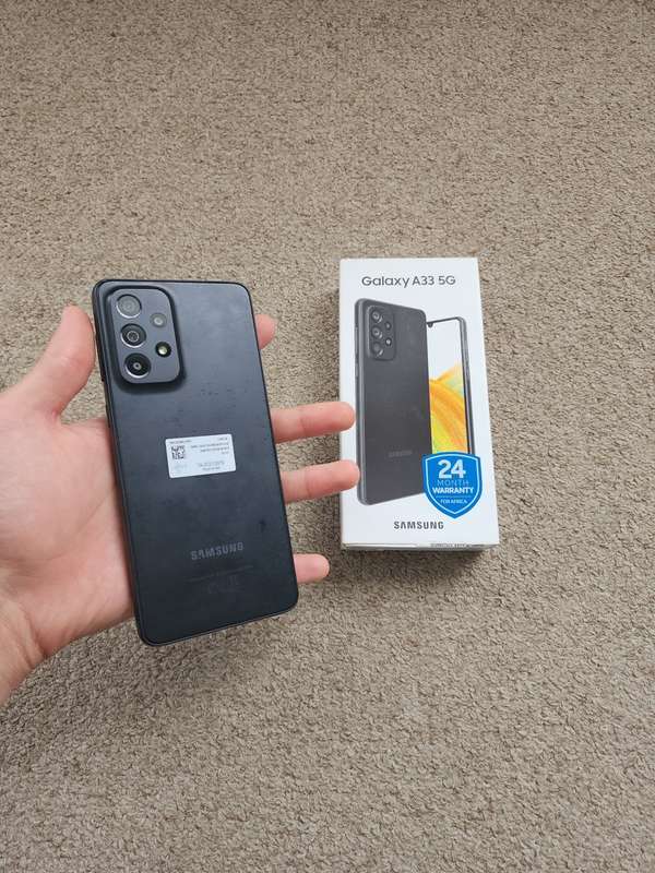Samsung A33 5G 128gb Dual sim 6gb ram with box