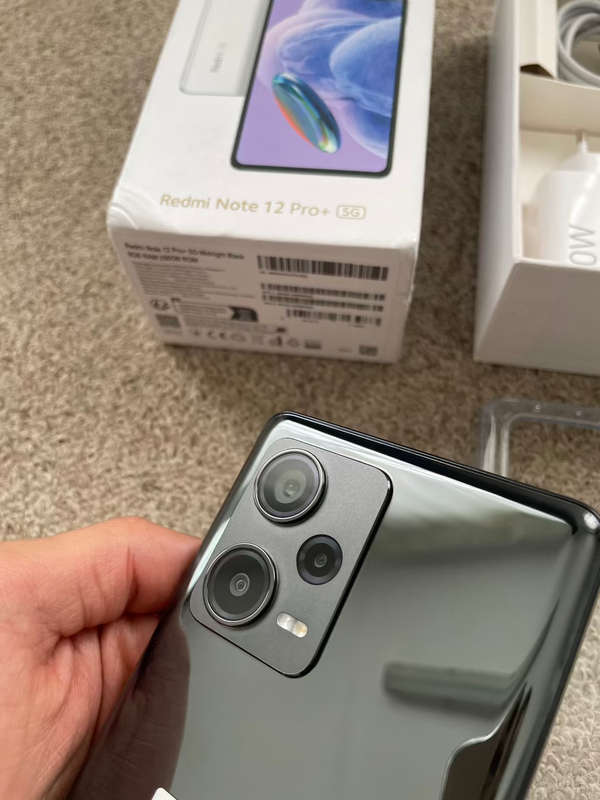 Xiaomi Redmi note 12 pro +PLUS 5G 256GB 11GB ram with box and original charger