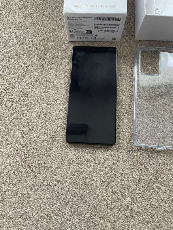Xiaomi Redmi note 12 pro +PLUS 5G 256GB 11GB ram with box and original charger