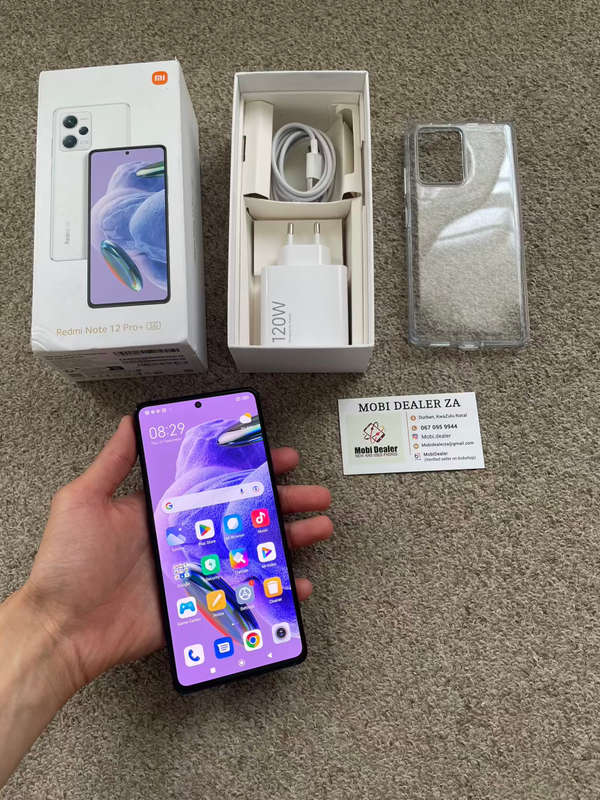 Xiaomi Redmi note 12 pro +PLUS 5G 256GB 11GB ram with box and original charger