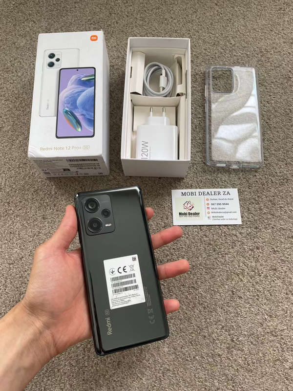 Xiaomi Redmi note 12 pro +PLUS 5G 256GB 11GB ram with box and original charger
